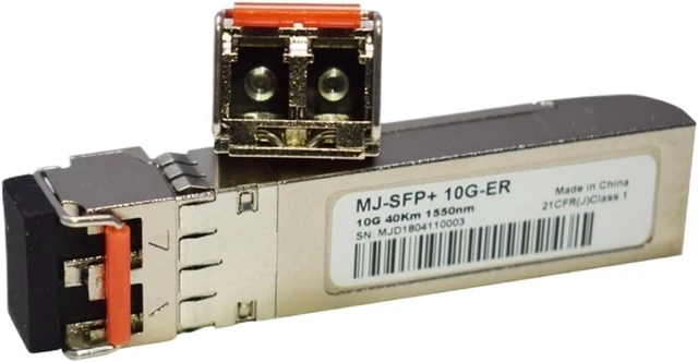 Alt view image 3 of 3 - 2 pcs a lot SFP-10G-ER Compatible Switch Singlemode 10G 1550nm 40km ER SFP+ ddm Transceiver