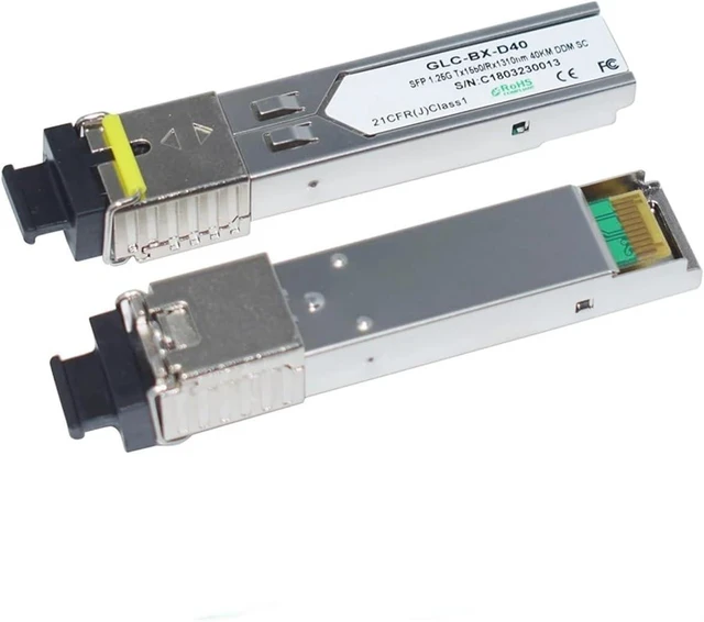 Main image of 1000BASE WDM 1.25G 40KM TX1310/RX1550nm LC/SC Connector Transceiver SFP(5 Pairs LC)