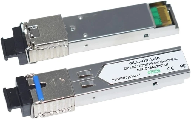 Alt view image 2 of 6 - 1000BASE WDM 1.25G 40KM TX1310/RX1550nm LC/SC Connector Transceiver SFP(5 Pairs LC)