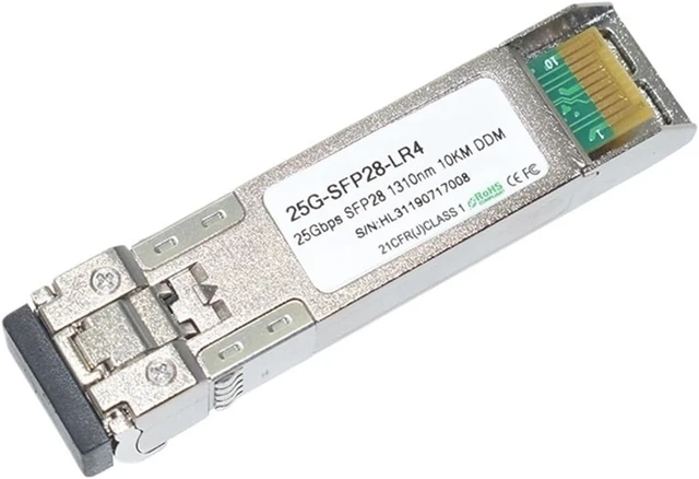 Alt view image 2 of 7 - SFP28 10KM 25GBASE 1310nm 10KM LC SMF SFP Optical Transceivers DOM(5pcs)