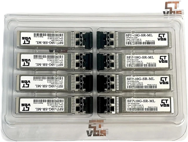 Alt view image 4 of 5 - 10G SFP for MCX311A-XCAT Ethernet Adapter SFP-10G-SR LC Connector Multimode 850nm Fiber Optic Transceiver