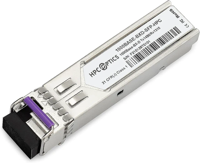 Main image of Compatible with Fortinet FN-TRAN-SFP-1BD40 1000BASE-BX-D Bi-Directional SFP Transceiver