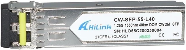Alt view image 2 of 2 - Dual LC 1.25G 1550nm 40km CWDM SFP Transceiver with DOM Function