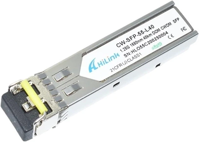Main image of Dual LC 1.25G 1550nm 40km CWDM SFP Transceiver with DOM Function