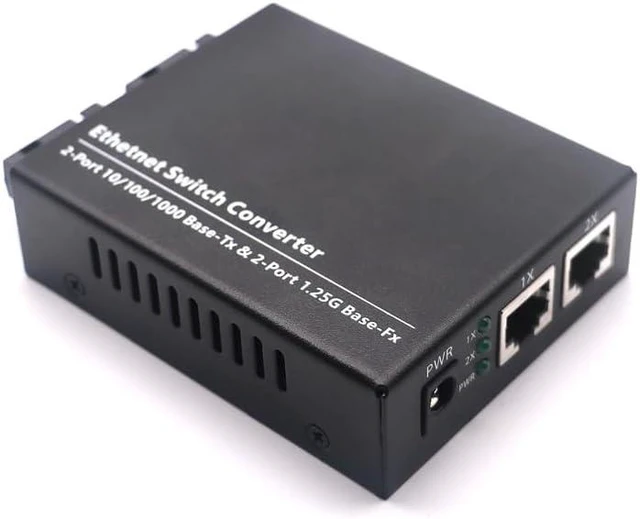 Main image of 1PCS Gigabit Single-Mode Single Fiber Optical Fiber transceiver 2 Optical 2 Electrical SC Interface Converter for Video Surveillance 20km