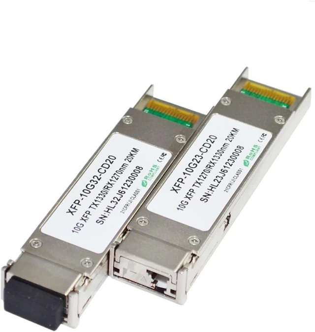 Alt view image 4 of 6 - XFP Fiber Optical Transceiver Modules 1270/1330nm WDM XFP 10G XFP 20km with LC Connector(1 Pair)