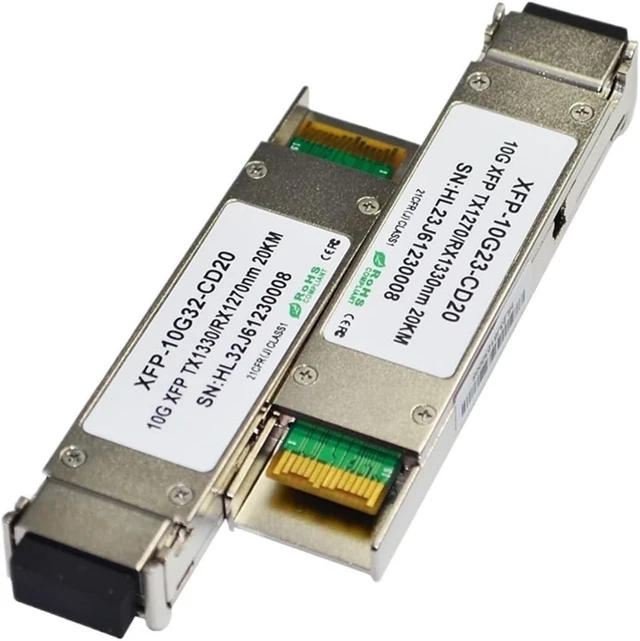 Alt view image 2 of 6 - XFP Fiber Optical Transceiver Modules 1270/1330nm WDM XFP 10G XFP 20km with LC Connector(1 Pair)