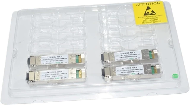 Alt view image 6 of 6 - XFP Fiber Optical Transceiver Modules 1270/1330nm WDM XFP 10G XFP 20km with LC Connector(1 Pair)