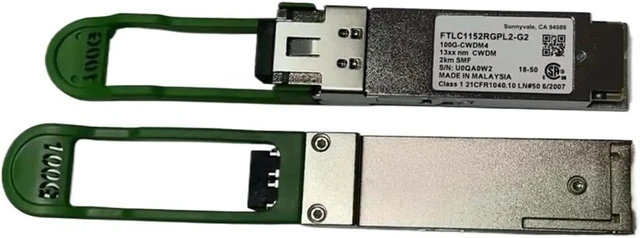 Alt view image 4 of 4 - 2KM 100GB Switch Transceiver FTLC1152RGPL2/FTLC1152RPL6-FB 100G-CWDM4 13XX NM CWDM LC QSFP 100G 2KM Transceiver