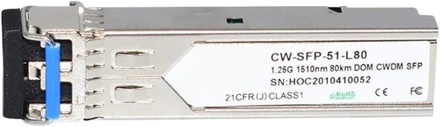 Main image of Dual LC 1.25G 1510nm 80km CWDM SFP Transceiver with DOM Function