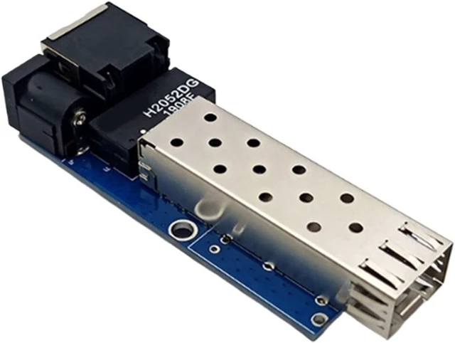 Alt view image 5 of 5 - BTLIFE-100/1000M Mini Fiber Converter Slot SFP Transceiver Module Gigabit PCBA Fiber Optical Ethernet Switch
