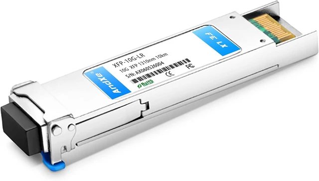 Main image of 10G SFP+ Optical Transceiver, 10km 1310nm Single Mode LC Duplex, Industry-Standard Compatible (Model: SFP-10G-LR)