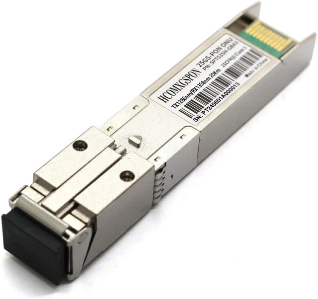 Main image of 25GS-PON ONU SFP28 Transceiver Module, Symmetric 25G 24.88Gbps TX1286/RX1358nm, 20km SMF SC/UPC, Industrial Grade -40°C to 85°C