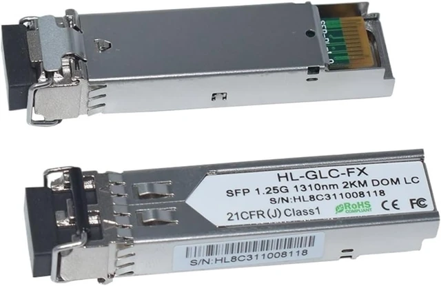 Alt view image 3 of 6 - Optical Modules 1.25G 2KM SFP 1310nm 1000BASE-SFP Transceiver Duplex LC (Color : 1 pc)