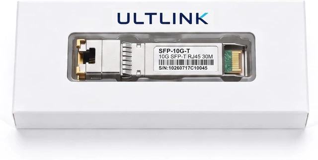 Alt view image 5 of 7 - 10GBASE-T SFP+ to RJ45 Transceiver, 10GbE Copper Module for Cat6a Cable, up to 30m, Compatible with Cisco SFP-10G-T-S