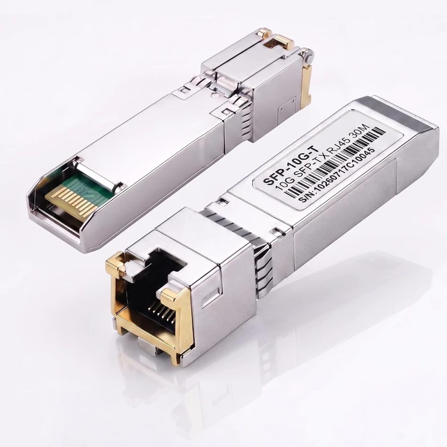 Alt view image 6 of 7 - 10GBASE-T SFP+ to RJ45 Transceiver, 10GbE Copper Module for Cat6a Cable, up to 30m, Compatible with Cisco SFP-10G-T-S