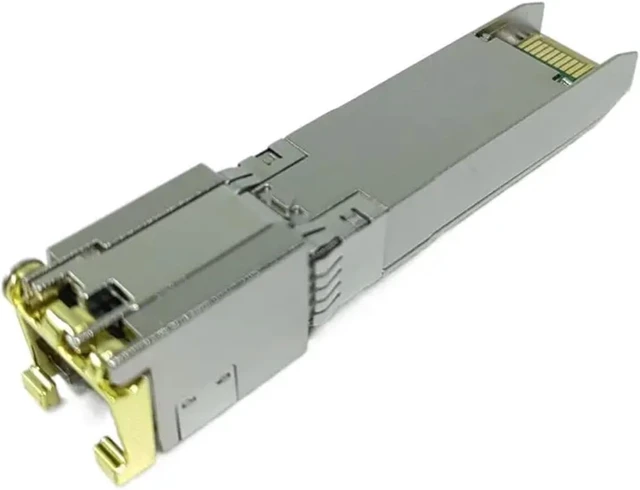 Alt view image 2 of 5 - SFP+ to 10Gbase-T 30M Module Transceiver Extreme 10338 FS-TRAN-SFP+GC SFPP-T-10G 813874-B21 E10GSFPT