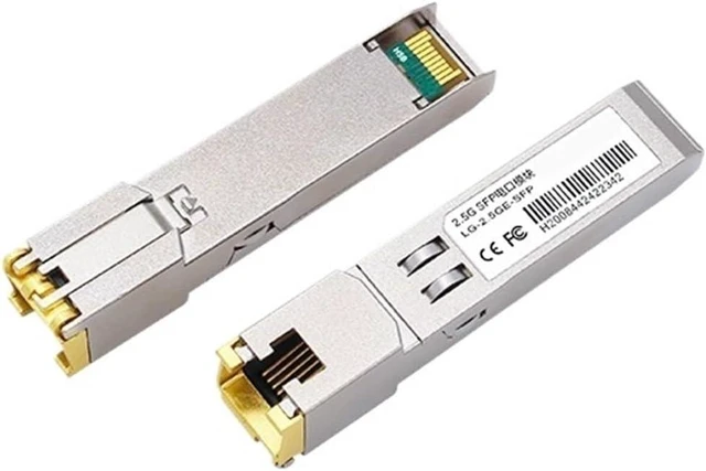 Main image of 1pc 2.5G SFP Module 2500M Optical Port Turn to RJ45 Ethernet Port Gigabit 1000M Transceiver Module 100 Meters Transmission
