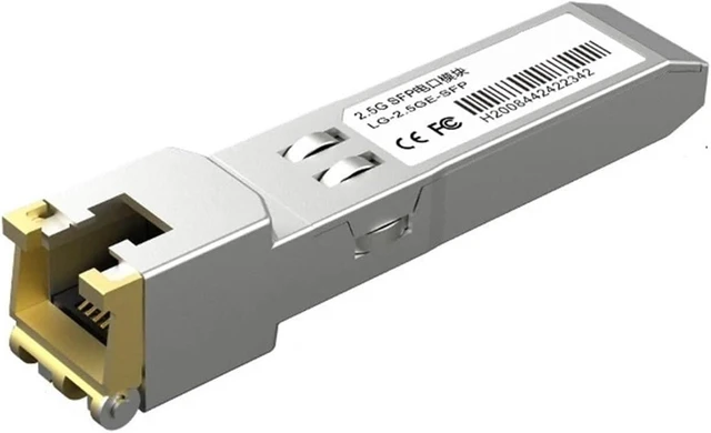 Main image of 10G SFP+ Module 2.5G Copper SFP Modules Optical Port Turn to RJ45 Ethernet Port Gigabit 1000M Transceiver Module(HC-2.5GE-SFP)