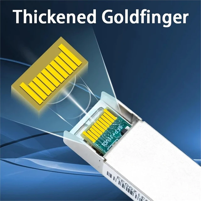 Alt view image 4 of 7 - 10G SFP+ Fiber Module Transceiver 20KM DDM LC Optical Fiber Module Single Mode Compatible with SFP Switch