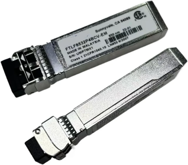 Alt view image 2 of 2 - 1PCS 32g sfp Fiber Module FTLF8532P4BCV-EM/850nm 32g Multimode Dual Fiber Transceiver Module