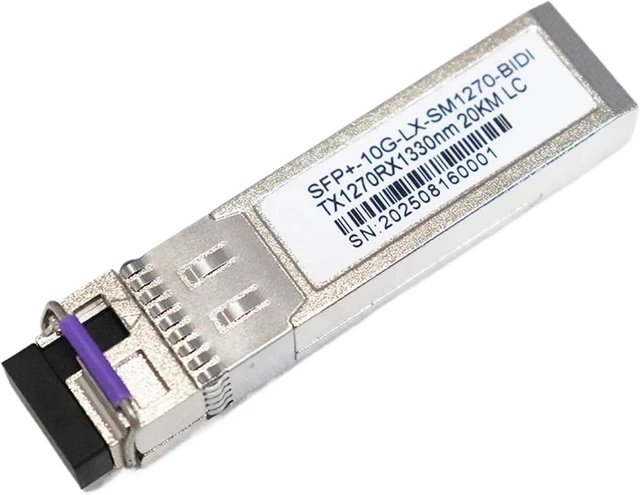 Main image of SFP Transceiver SFP Module 10G LC 1330nm/1270nm 20km Fiber Switch Compatible Module with Switch Optical Module(1Pcs-1270nm)