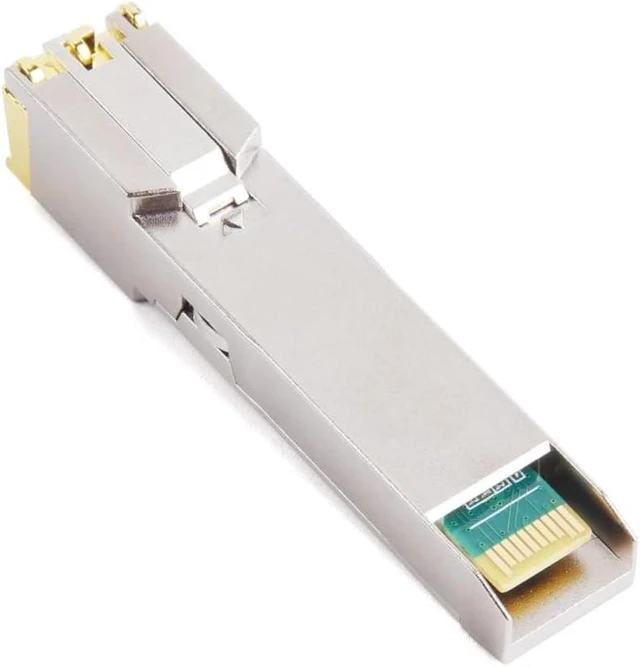 Alt view image 4 of 7 - Gigabit RJ45 SFP Module 10M/100M/1000M Adaptive 1000Mbps 1.25G 10G Transceiver Module Fit for Ethernet Switch(10PCS 1000M Adaptive)
