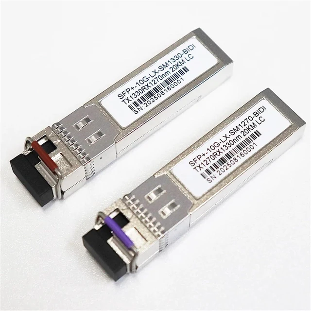 Alt view image 3 of 6 - SFP Transceiver SFP Module 10G LC 1330nm/1270nm 20km Fiber Switch Compatible Module with Switch Optical Module(1Pcs-1270nm)