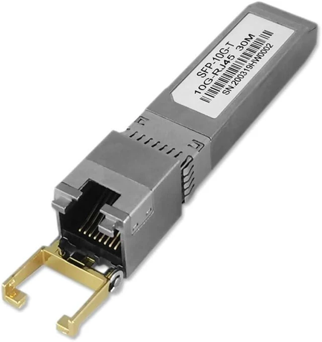 Main image of 10G SFP+ Fiber 2.5G Copper SFP Modules Optical Port Turn to RJ45 Ethernet Port Switch Gigabit Transceiver Module(10G 2PCS)