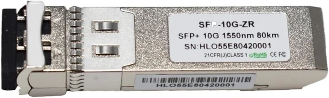 Main image of Pluggable 10G SFP+ SMF 80KM ZR Transceiver 10G ZR 80KM 1550nm SFP Ethernet(1 pc)