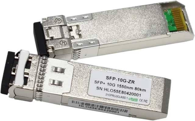 Alt view image 4 of 6 - Pluggable 10G SFP+ SMF 80KM ZR Transceiver 10G ZR 80KM 1550nm SFP Ethernet(1 pc)