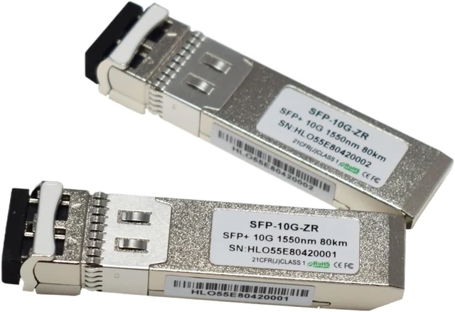 Alt view image 3 of 6 - Pluggable 10G SFP+ SMF 80KM ZR Transceiver 10G ZR 80KM 1550nm SFP Ethernet(1 pc)