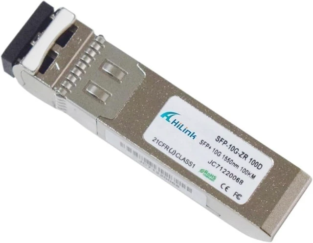 Main image of SFP+ ZR 100KM 10G ZR SFP Single Mode 100KM 1550nm SMF Transceiver Optica(1 pc)