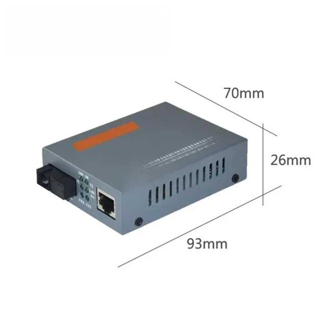 Alt view image 4 of 5 - 1 Pair HTB-GS-03 Gigabit Fiber Media Converter Single Mode SC 3KM WDM