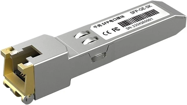 Main image of 1.25G SFP to RJ45 Copper SFP Module Transceiver, 1000Base-T SFP to Ethernet Module 1000M Transceiver Module