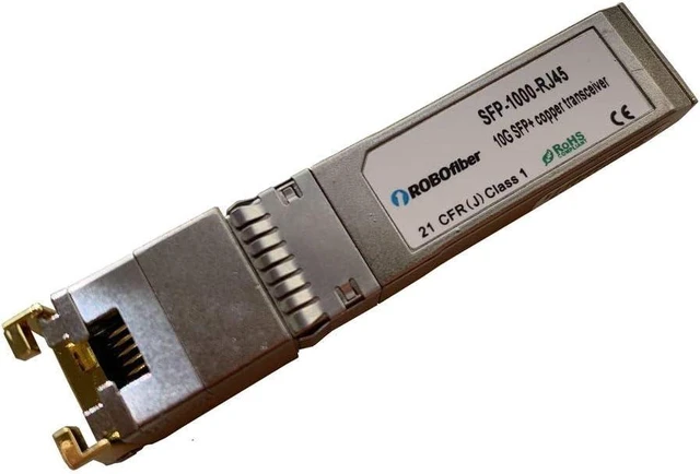 Main image of SFP-1000-RJ45 - 10GBase-T Copper SFP+ Transceiver Module