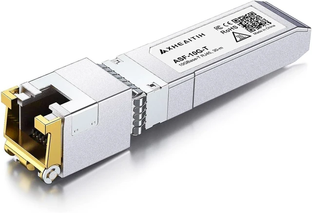 Main image of 1.25/2.5/5/10G-T RJ45 30M SFP+ Transceiver 10GBase-T CAT6a/7 Optical Module