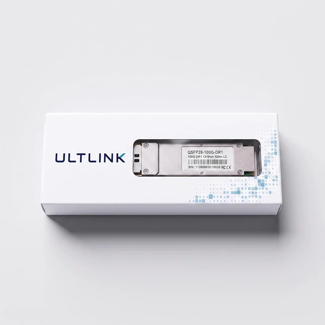 Alt view image 5 of 7 - 100G QSFP28 DR1 Transceiver, Single Lambda PAM4, 1310nm SMF Duplex LC Optical Module, up to 500m with FEC, DDM, Compatible with Cisco QSFP-100G-DR-S