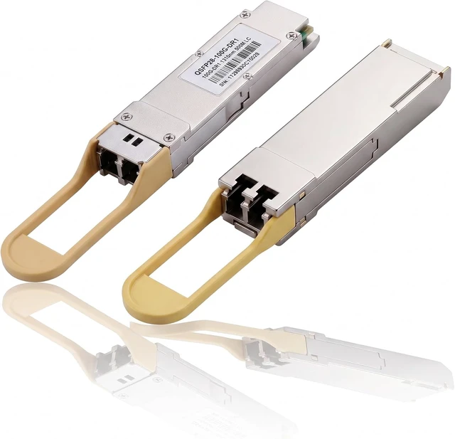 Alt view image 6 of 7 - 100G QSFP28 DR1 Transceiver, Single Lambda PAM4, 1310nm SMF Duplex LC Optical Module, up to 500m with FEC, DDM, Compatible with Cisco QSFP-100G-DR-S