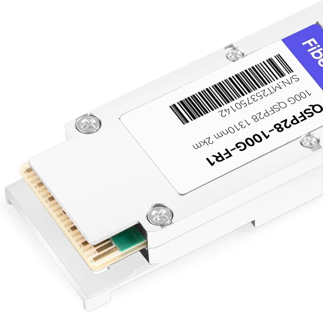 Alt view image 4 of 7 - 100G QSFP28 FR Single Lambda Optical Transceiver Module Compatible with NVIDIA/Mellanox 1310nm 2km LC SMF with FEC DDM