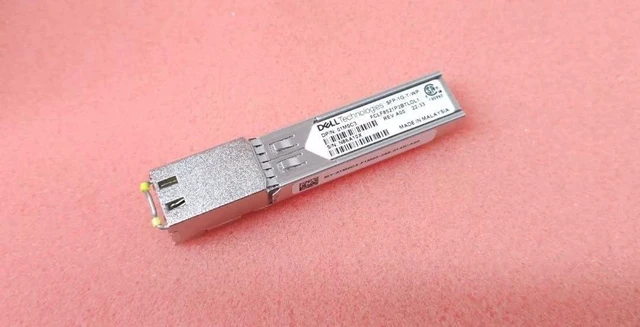 Main image of 01M0C3 for Dell SFP-1G-T-WP 1000BASE-T SFP Copper RJ45 FCLF8521P2BTLDL1 transceiver