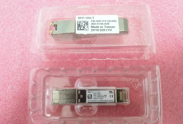 Alt view image 2 of 3 - 1pc SFP+ Transceiver for Dell 10GBASE-T RJ45 10GbE LCP-10GRJ3SRT 02K1YV