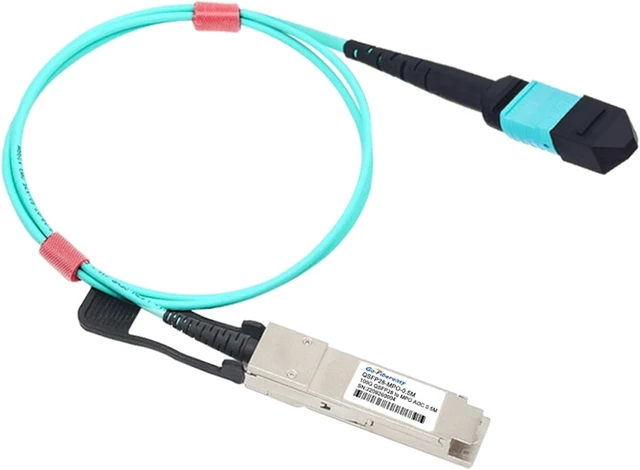 Alt view image 5 of 5 - 1PCS QSFP28 100G Active Cable QSFP28 to MPO Fiber Optic Cable Suitable for Switch