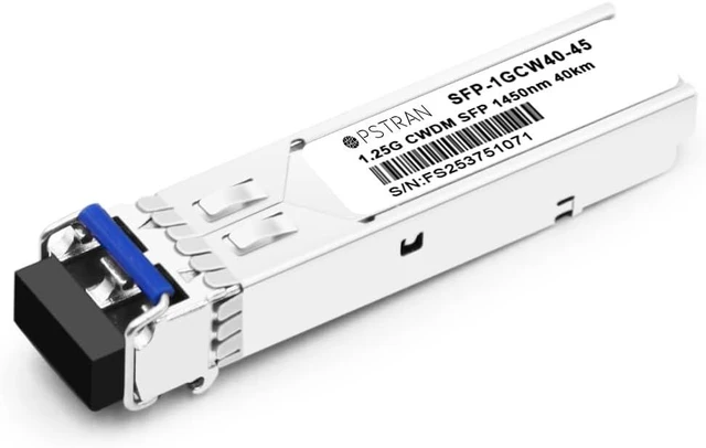 Main image of 1000BASE-CWDM SFP Optical Transceiver Module Compatible with Arista Networks SFP-1G-CW-1450 1450nm 40km DOM Duplex LC SMF