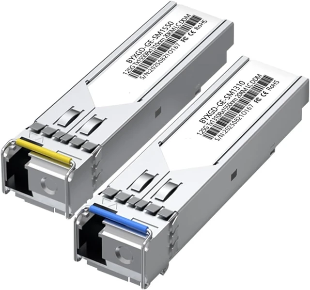 Main image of SFP Module BIDI LC 1.25G SFP Module Adaptive Rate SFP Fiber Optic Transceiver(1.25G BIDI -80KM)
