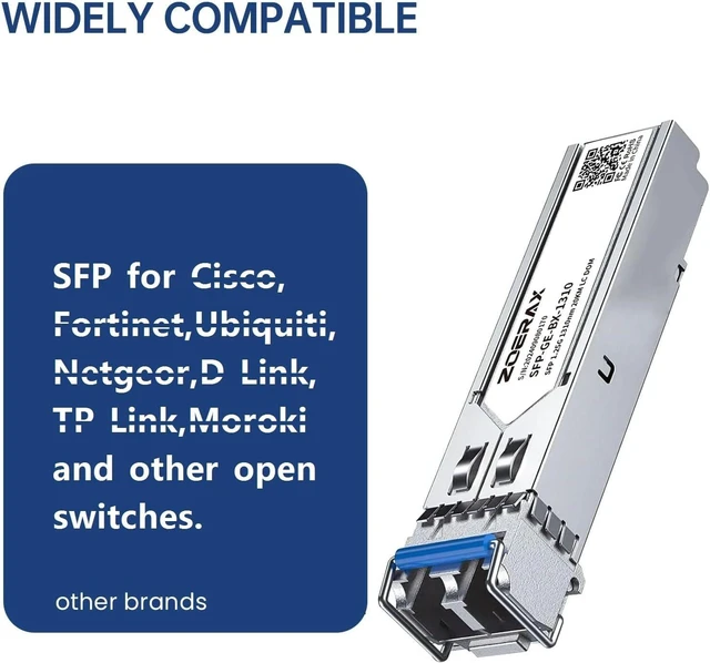 Alt view image 6 of 6 - SFP Module 10G SFP+ Single-Mode LC Duplex Transceiver Module 1310nm 10kmDDM Fiber Optic Module(10G)