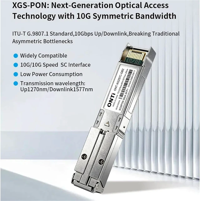 Alt view image 4 of 6 - SFP Module XGSPON ONU Stick SFP+, Pre-Install 8311 fimrware Support IP SN MAC managerment, 10Gb/s SC/UPC 1270/1577nm SMF SFP ONT(1pc)