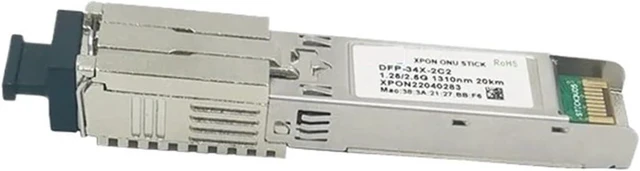 Main image of SFP Module PON Stick EPON GPON XPON SFP ONU Stick with MAC PPPoE IPoE HGU SC Connector pon Module 1490/1330nm 1.25Gbps 802.3ah(EPON)