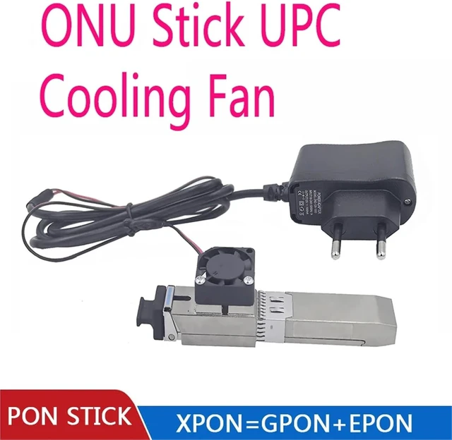 Alt view image 2 of 7 - SFP Module PON Stick EPON GPON XPON SFP ONU Stick with MAC SC Connector pon Module(XPON UPC Fan)