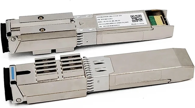 Alt view image 3 of 7 - SFP Module PON Stick EPON GPON XPON SFP ONU Stick with MAC SC Connector pon Module(XPON UPC Fan)